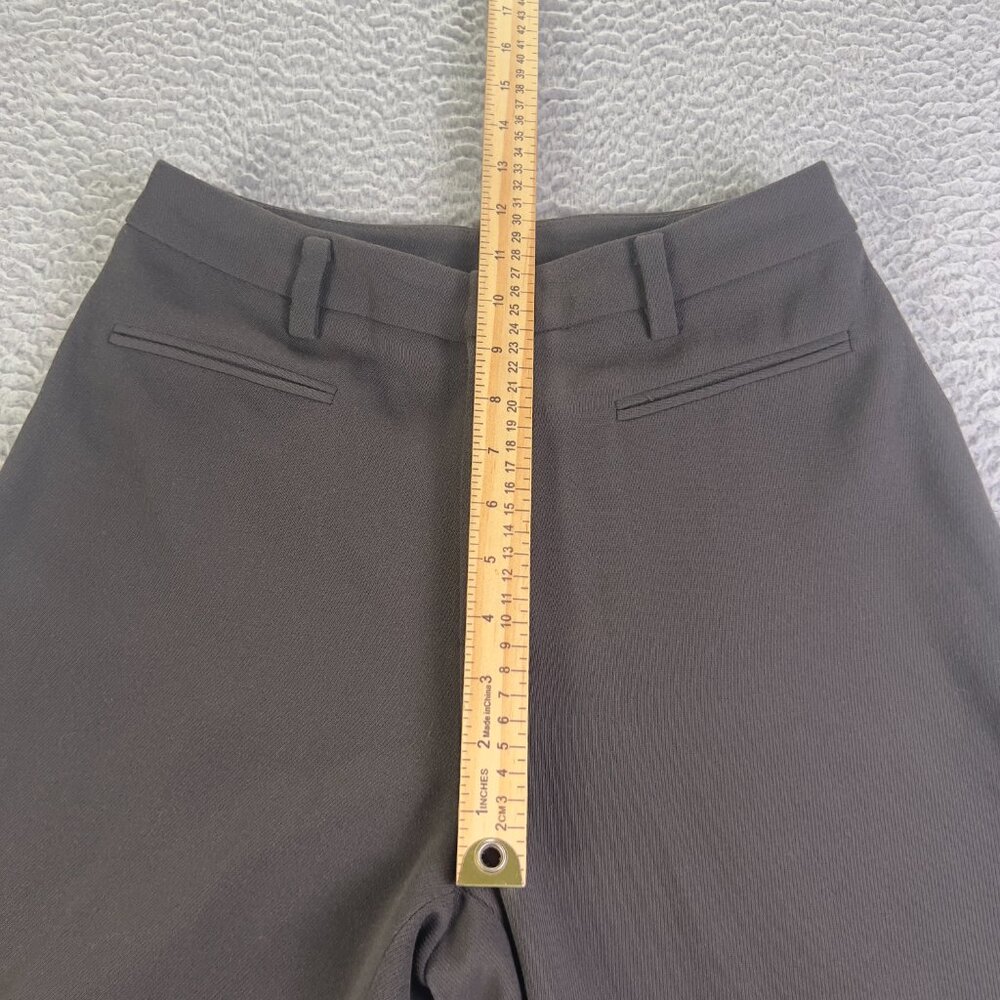 NWT Linda Allard Ellen Tracy Pants Women 6 Brown Wool Business Casual Travel - Picture 4 of 9